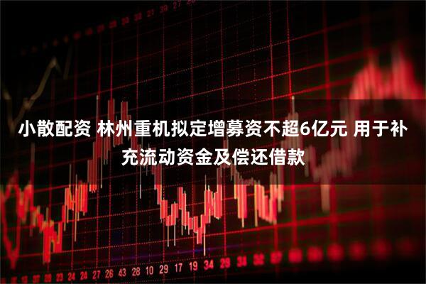 小散配资 林州重机拟定增募资不超6亿元 用于补充流动资金及偿还借款