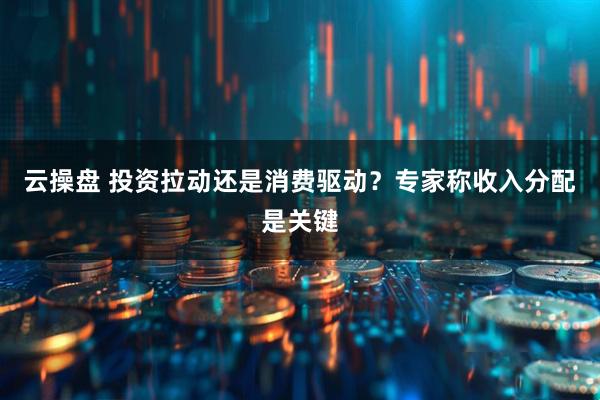 云操盘 投资拉动还是消费驱动？专家称收入分配是关键